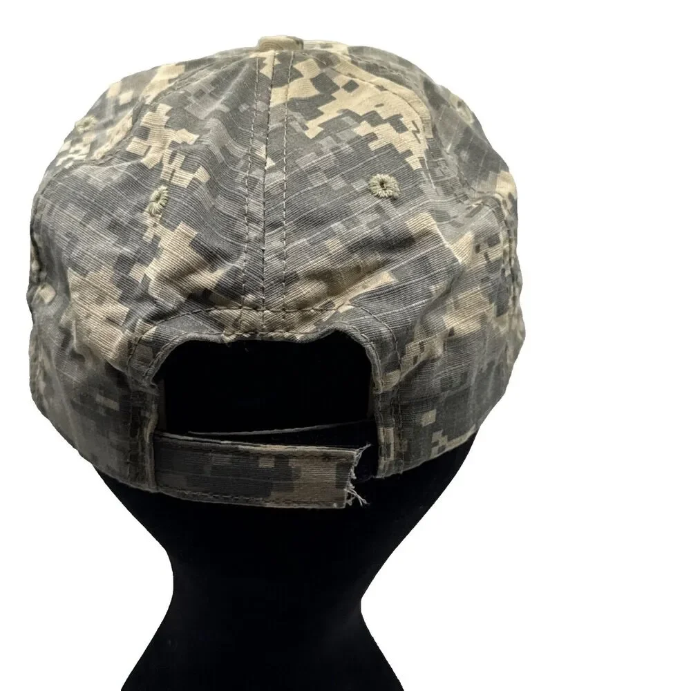 USAF US AIR FORCE Hat Military Baseball Cap Digital Camo Snapback USA VGC